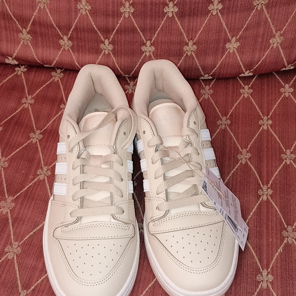Adidas Break Start Low Women's Cream Sneakers - Picture 3 of 11